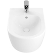 Villeroy & Boch Avento bidet suspendu mural 1 trou de robinet avec trop-plein avec fixation dissimulée CeramicPlus blanc SW106449