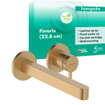 Hansgrohe Finoris Mitigeur de lavabo - monocommande - encastré - saillie 22,8 cm - avec bonde de vidage - bronze brossé SW1388314
