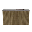 Mondiaz JOYA-DLUX 70cm meuble de toilette - couleur Dusk - Vasque FAYE position Droite Sans trou de robinet couleur Oza. SW1425987