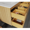 Saniclass Terra Wastafelonderkast - 140cm - 4 lades - sandwood SW1174111
