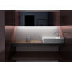 Clou Flush wastafel 60x42cm 5 voorbewerkte kraangaten aluite Wit mat SW102634