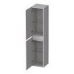 BRAUER Joy Wavy Armoire haute - 160x35x35cm - 1 porte - ouvrant à gauche ou à droite - sans poignée - Forest Seashell SW1201299