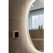 Adema Circle miroir rond diamètre 60cm avec éclairage LED indirect, chauffe-miroir et interrupteur touch SW108325