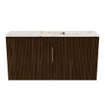 Mondiaz JOYA-DLUX 80cm toiletmeubel - kleur Walnut - Wastafel FAYE positie Midden Zonder kraangat kleur Nata. SW1424491