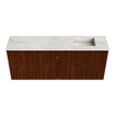 Mondiaz JOYA-DLUX 100cm meuble de salle de bains WC - couleur Ruby - Vasque FAYE position Droite Sans trou de robinet couleur Ostra. SW1423792