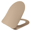 Creavit Hangend Toiletset - 35.3x51cm - spoelrandloos - met zitting - mat cappucino SW1233486