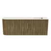 Mondiaz JOYA-DLUX 111.6cm toiletmeubel - ronding links kleur Dusk - Wastafel FAYE positie Rechts Zonder kraangat kleur Meli. SW1425860