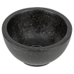 Differnz River vasque à poser - 23x23x12cm - terrazzo noir SW794610