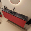 MONDIAZ TURE-DLUX Meuble toilette - 120cm - Fire - EDEN - vasque Lava - position centrale - sans trou de robinet SW1103799