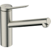 Hansgrohe Zesis Mitigeur de cuisine monocommande 150 1jet aspect inox SW730028
