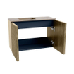 Mondiaz JOYA-DLUX 60cm meuble de toilette - couleur Dusk - Vasque FAYE position Gauche Sans trou de robinet couleur Arena SW1425727