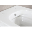Wiesbaden Vesta WC suspendu rimless avec robinet de bidet eau froide brillant blanc SW1247947