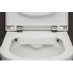 Duravit ME by Starck WC suspendu à fond creux Compact Rimless avec Hygieneglaze 37x48cm 4.5litres avec fixation cachée blanc SW29537