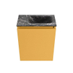 MONDIAZ TURE-DLUX meuble de WC 40 cm Ocher. Lavabo EDEN Lava position droite. Sans trou de robinet. SW1103870