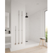 Instamat Jay Elektrische Handdoekradiator 172cm hoog 29Watt geborsteld RVS SHOW26120