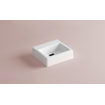 Clou Flush 1 lave-mains - 28x27x9cm - sans trou de robinet - avec bonde - céramique Blanc SW9325