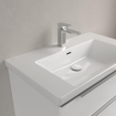 Villeroy & boch subway 3.0 lavabo de meuble 80x47x16.5cm rectangle 1 trou pour robinet avec trou de trop-plein blanc alpin gloss ceramic+ SW702154