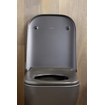 Duravit happyd 2 WC suspendu flush rimless avec fixation cachée 36.5x54cm m. wc mat anthracite SW358139