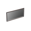 Forzalaqua Reno 2.0 spiegel 160x80cm Rechthoek zonder verlichting met frame Massief Eiken Charcoal SW492614