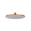 IVY Bond Ensemble de douche à effet pluie - encastré - inverseur 2 voies marche/arrêt - bras de plafond 30 cm - pomme de douche principale medium ronde 25 cm - barre de douche avec sortie - flexible de douche 150 cm - douchette satin spray - cuivre brossé SW1032705