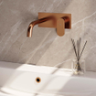 Brauer Copper Edition Mitigeur lavabo encastrable ColdStart avec partie encastrable poignée type B3 cuivre brossé PVD SW374456