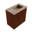 Mondiaz JOYA-DLUX Meuble de toilette 40cm - couleur Ruby - Vasque FAYE position Droite 1 trou de robinet couleur Saba SW1425566