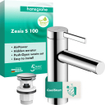hansgrohe Zesis S Wastafelmengkraan - 17cm - eengreeps - coolstart - push open afvoer - chroom SW1388672