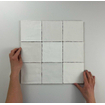 Terravito MalenoWhite brillant forme à la main 13x13 SW1026232