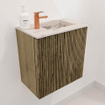 Mondiaz JOYA-DLUX Meuble de toilette 40cm - couleur Dusk - Vasque FAYE position Droite 1 trou de robinet couleur Nata SW1425879
