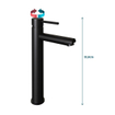 Brauer BlackEdition Wastafelmengkraan opbouw - hoog - model a - mat zwart SHOWROOMMODEL SHOW26242