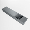 Mondiaz TYNE Fontaine - 100x23x12cm - lavabo Droit - sans trous de robinet - solid surface - Plata SW1026159