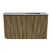 Mondiaz JOYA-DLUX Meuble de salle de bains - 71,6cm - arrondi gauche couleur Dusk - Vasque FAYE position Droite Sans trou de robinet couleur Oza SW1426005