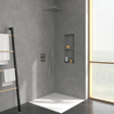 Villeroy & Boch Universal Showers hoofddouche - 30cm - vierkant - chroom SW974357