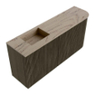 Mondiaz JOYA-DLUX 91.6cm toiletmeubel - ronding rechts kleur Shadow - Wastafel FAYE positie Links Zonder kraangat kleur Arena. SW1424828