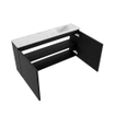 MONDIAZ TURE-DLUX 100cm toiletmeubel Urban. EDEN wastafel Opalo positie rechts. Zonder kraangat. SW1104153