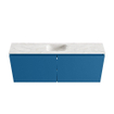 MONDIAZ TURE-DLUX 120cm toiletmeubel Jeans. EDEN wastafel Ostra positie midden. Zonder kraangat. SW1104888