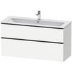 Duravit D-neo Meuble sous vasque 121x46.2x62.5cm 2 tiroirs Blanc mat SW640798