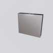 MONDIAZ CUBB Spiegelkast - 80x70x16cm - 2 deuren - dark grey SW410017