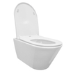 Wiesbaden Stereo WC suspendu rimless avec abattant Shade slim softclose et quick release brillant blanc SW643236