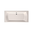 Xens Robijn baignoire à encastrer 190x90cm capacité 320l avec vidange crème mat SW378362