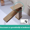 Hansgrohe Tecturis E Wastafelmengkraan - zonder afvoer - 14.4cm uitloop - geborsteld brons SW918759