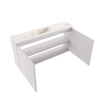 MONDIAZ TURE-DLUX meuble de toilettes 100cm Cale. EDEN lavabo Frappe position milieu. Avec 1 trou de robinet. SW1102689