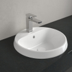 Villeroy & Boch Architectura Lavabo encastrable - 450 x 450 x 170 mm - blanc alpin brillant (blanc) - avec trop-plein - dessous non poli SW762368