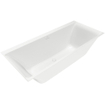 Villeroy & Boch Subway 3.0 baignoire - 180x80cm - rectangulaire encastrée système de remplissage stone white SW641574