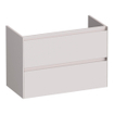 BRAUER Inspire wastafelonderkast ondiep 80 2 softclose lades - greeploos - 1 sifon uitsparing - mat zand SW1200784