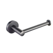 Fortifura Calvi Ensemble toilettes 3 pièces - porte-rouleau sans couvercle - brosse WC - patère double ronde - gunmetal brossé PVD SW1248394
