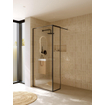 Riho Define Inloopdouche - L vorm - 90x40x200cm - Gunmetal mat SW1185416