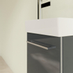Villeroy & Boch Avento meuble sous-lavabo 1 porte 34x51.4x20.2cm gauche crystal grey SW448409