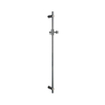 FugaFlow Eccelente Acces Ensemble de douche de tête encastré - rond - thermostatique - bras mural - barre coulissante - douche de tête 25 cm - douchette ronde - flexible de douche métallique - Gunmetal PVD brossé SW1450311