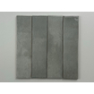 SAMPLE Terravito Mellina Carrelage mural en céramique - 6x24,6cm - 8mm - Gris SW1441122